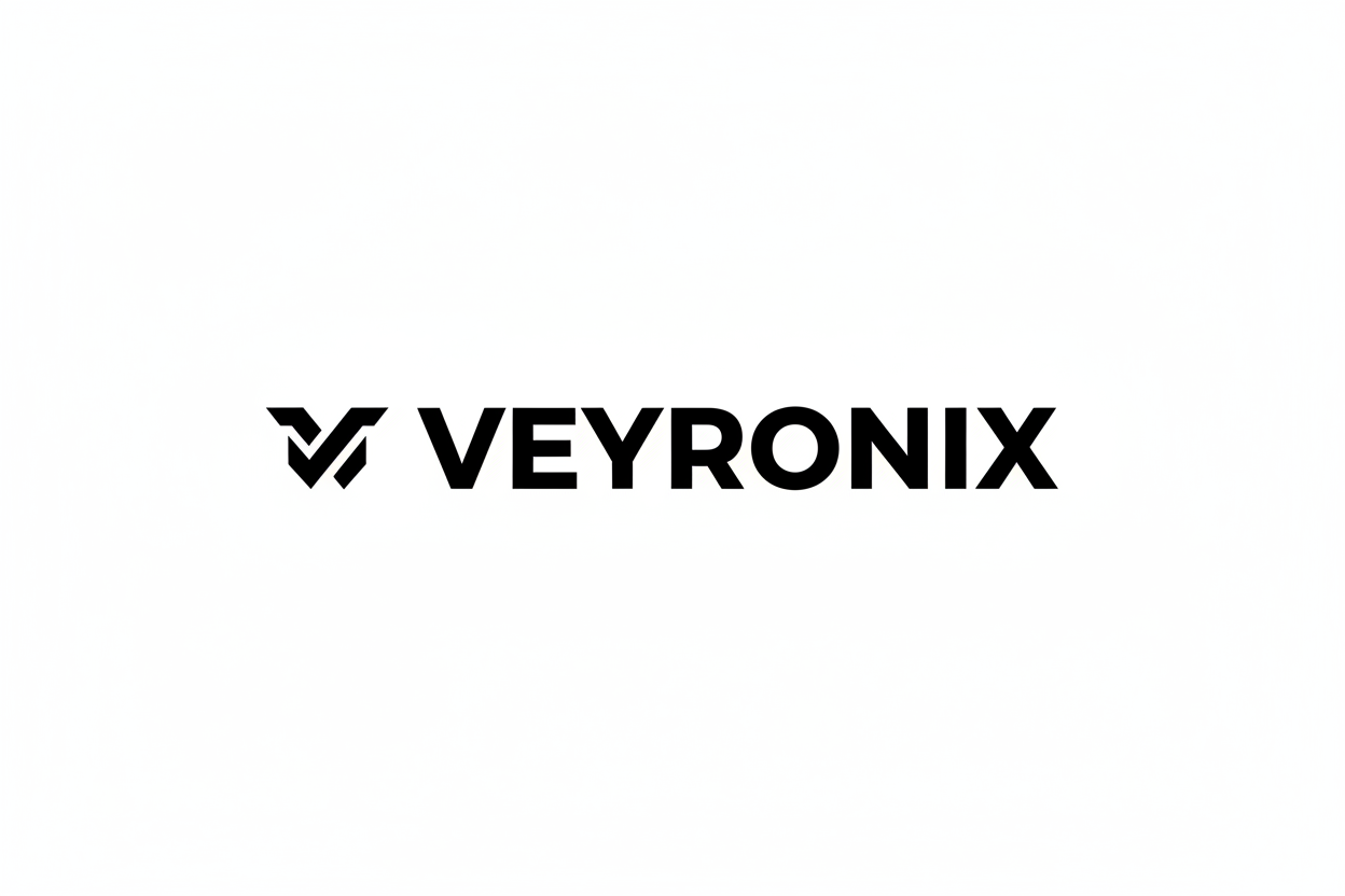 Logótipo Veyronix preto